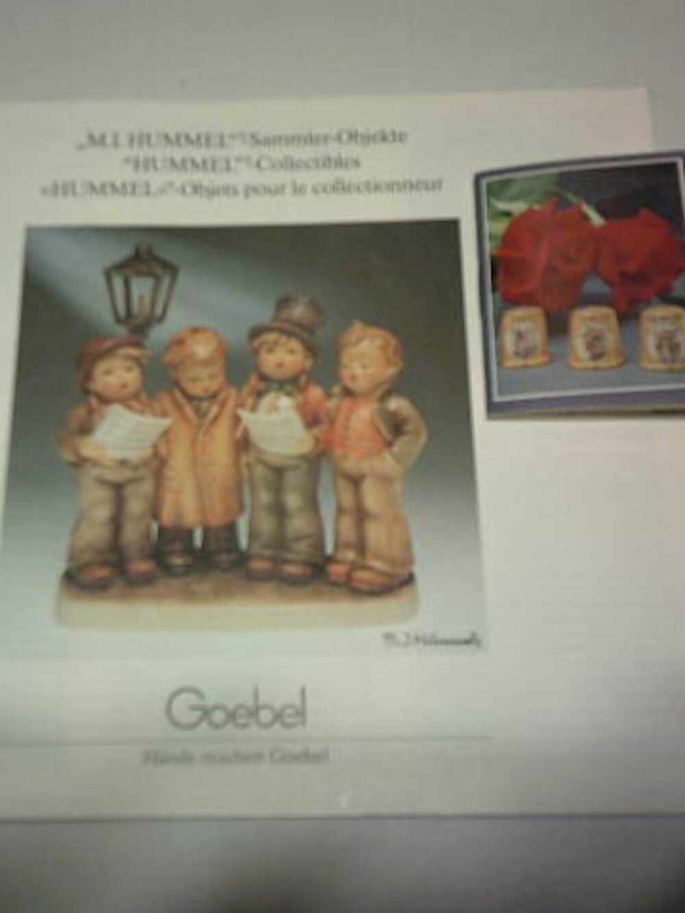 VINTAGE M.J. HUMMEL BY GOEBEL MINI BOOKLET & COLLECTOR'S GUIDE PAMPLET BOOK 📘